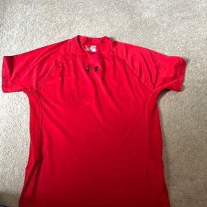 Men Under Armour Heat Gear Shirt Medium